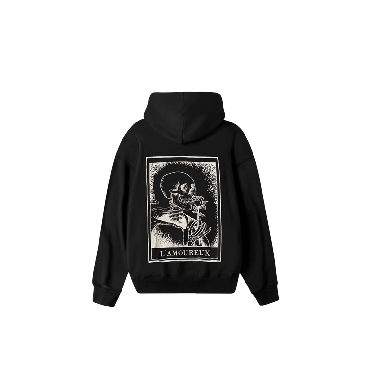 L’ AMOUREUX BLACK HOODIE